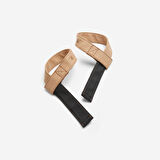 Premium Çekme Kayışı - Kas Geliştirme - Kahverengi