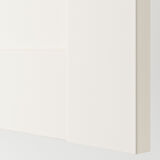 PAX sürgü kapaklı gardırop, beyaz, 150x66x201 cm
