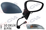 DIŞ DİKİZ AYNASI SAĞ FIESTA 2012 ELEKTRİKLİ ISITMALI KATLANIR SİNYALLİ ASTARLI ASFERİK 10 FİŞ VM-6326NEBAR 1748313 C1BB17682GA 1594546 1542155 1671414