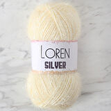 LOREN SILVER KREM EL ÖRGÜ İPİ - RS0065 - 34071