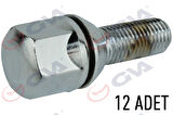 BİJON CİVATASI RENAULT 9-11 PULLU KROMAJLI PAKET 12 8200058101 (12 ADET)