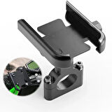 RKS Srk 125 / Srk 400 RR / Srk 550 / Reale 125 için Aluminyum darbe emici motosiklet için telefon tutucu