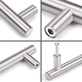 Keijo INOX 128mm Paslanmaz Kulp (mobilya, dolap kulbu, kulp modeli)