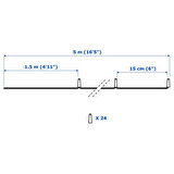 Aydınlatma zinciri, lame, 24'lü