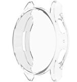 Samsung Galaxy Watch 7 40mm için silikon bumper kılıf full kaplama yumuşak tpu kılıf-ŞEFFAF