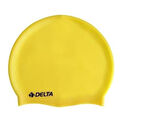 Delta Swimming Cap DS 255 - Silikon Bone Deluxe Yüzücü Havuz ve Deniz - Sarı