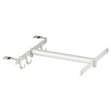 Ayarlanabilir askı borusu, beyaz, 30-47x40 cm