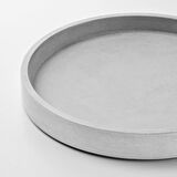 Saksı altlığı, açık gri, 19 cm