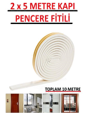 Pencere Pimapen Fitili Kapı Cam Bandı Rüzgar Soğuk Engelleyici Yapışkanlı Bant Yalıtım İzolasyon Süngeri