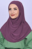 Boneli Prtaik Hijab Koyu Gül Kurusu  - Gül Kurusu