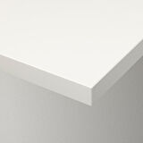 Duvar rafı parçası, beyaz, 120x20 cm