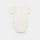 Bibaby Biorganic Koala Jungle Kısa Kol Bebek Body 56972 Gri