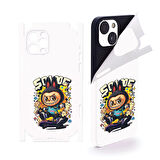 Apple İphone 15 pro için full kaplama koruma sticker kılıfsız kullanım çizilme önleyici LABUBU