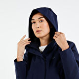 Kadın Yelkenli Yağmurluğu - Lacivert - Sailing 500 - 2XL