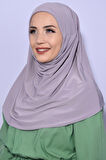 Boneli Pratik Hijab Gri  - Füme