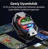 -2 Derece Turbo telefon soğutucu fan Oyun Yayıncı Youtuber için telefon soğutucu Memo