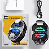 -2 Derece Turbo telefon soğutucu fan Oyun Yayıncı Youtuber için telefon soğutucu Memo