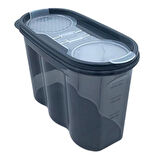 BUFFER® 2 Kapaklı Ölçekli Erzak Saklama Kabı - 1,2 Litre - SA930