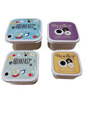 Hobby Life Funbox 4'lü Saklama Kabı Seti - Breakfast