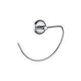 BUFFER® Paslanmaz Metal Dekoratif Havluluk Havlu Tutacağı Gümüş Renk