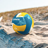Hibrit Plaj Voleybolu Topu - Sarı / Mavi - 500