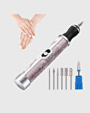 4 Vites Ayarlı Elektrikli Tırnak Matkabı Jel Oje Sökme Akrilik Şekillendirme