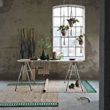 Saksı askısı, beyaz, el yapımı