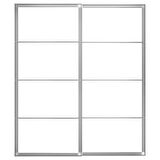 Sürgü kapak iskeleti, alüminyum, 200x236 cm