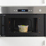 Plastik saklama kabı seti, şeffaf, 750 ml, yuvarlak, 3 parça