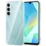 Samsung Galaxy A16 Uyumlu Kılıf Esnek Silikon Telefon Kılıfı ve Temperli Cam Ekran Koruyucu