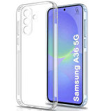 Samsung Galaxy A36 Uyumlu Kılıf Esnek Silikon Telefon Kılıfı ve Temperli Cam Ekran Koruyucu
