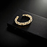  FM 8Mm Sarı Kral Çelik Zincir Bileklik 3183CZB1D32 