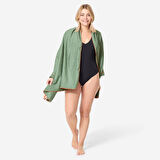 Mikrofiber Havlu - XL Boy - Haki - 110 × 175 cm