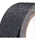 5 Cm X 10 Metre Merdiven, Zemin, Rampa için Kaydırmaz Bant, Yapışkanlı Kaymaz Bant Siyah