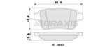 ARKA FREN BALATASI KANGOO III 08 MERCEDES CITAN 1321 1.2 TCE 1.5 DCI 1.6