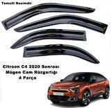 Citroen C4 Mügen Cam Rüzgarlığı 2020 Sonrası Kasalar 4 Lü Set Mügen Cam Rüzgarlığı