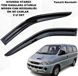 Hyundai Starex Mügen Cam Rüzgarlığı Tüm Kasalara Uyumlu Sağ - Sol Ön İki Camlar 2 Li Set