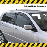 Toyota COROLLA Mügen Cam Rüzgarlığı HB 2001-2007 Arası 4 Lü SET