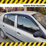 Renault Clio 2 Symbol Mügen Cam Rüzgarlığı Sedan 1999-2008 Arası 4 Lü SET