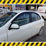NİSSAN Micra Mügen Cam Rüzgarlığı 2011 - 2018 Arası 4 Lü Takım