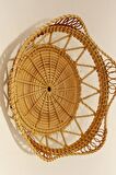Japandi, Retro Eklektik Boho, Bohem Afrikan, İskandinav Rattan Duvar Dekoru & Supla 26x 8 cm
