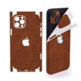 İphone 16 pro için 360 full arka kaplama koruma sticker - 14 FARKLI RENK- TABA DERİ
