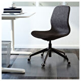 Çalışma sandalyesi, gunnared koyu gri-siyah, kolçaksız