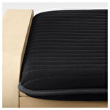 Ayak uzatma taburesi, knisa siyah-huş