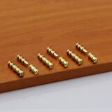 6 ADET Metal, Çap 8.0 mm X 30 mm Açılır Masa Sabitleme Pimi ve Somunu 