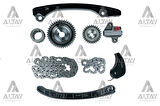 EKSANTRİK ZİNCİR SETİ QASHQAI 2007-2014 / HR15DE / HR16DE / NOTE 2007-2010 / JUKE 2010-2015 1.6 BENZİNLİ (9 PARÇA) 13021ED000