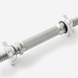 45 Cm/23 Mm Tırtıklı Dambıl Barı - Çelik - 60 kg