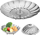 Paslanmaz Çelik Buharda Pişirme Sepeti