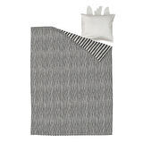 Çocuk nevresim takımı, siyah-beyaz, 150x200/50x60 cm