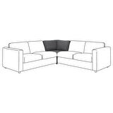 Köşe kanepe ünitesi kılıfı, hallarp gri